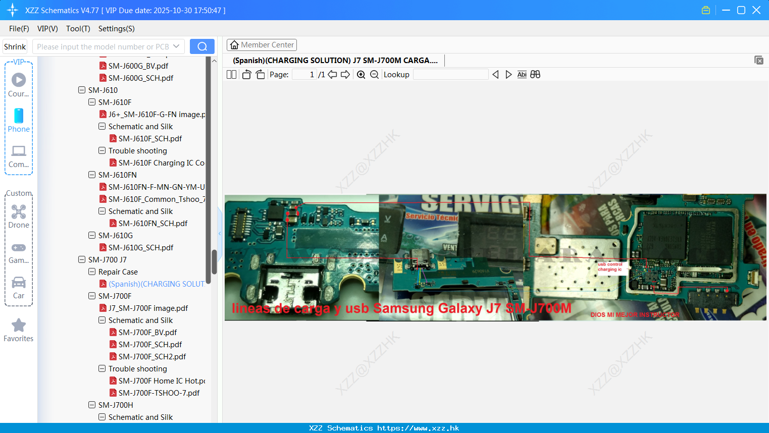 Samsung (Spanish)(CHARGING SOLUTION) J7 SM-J700M CARGA